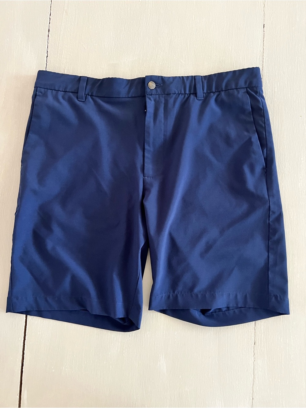 Callaway Men’s Navy Performance Golf Shorts Size 36 Stretch Flat Front - Picture 2 of 8